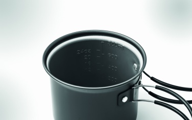 Logo trade business gifts image of: 2 camping pots with cutlery